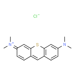 ChemSpider 2D Image | Thiopyronine | C17H19ClN2S