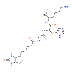ChemSpider 2D Image | BIOTINOYL TRIPEPTIDE-1 | C24H38N8O6S