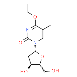 ChemSpider 2D Image | O4-Ethylthymidine | C12H18N2O5