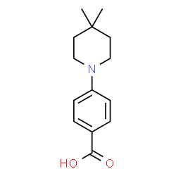 ChemSpider 2D Image | 4-(4,4-Dimethyl-1-piperidinyl)benzoic acid | C14H19NO2
