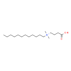 ChemSpider 2D Image | N-(3-Carboxypropyl)-N,N-dimethyl-1-dodecanaminium | C18H38NO2