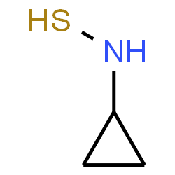ChemSpider 2D Image | N-Sulfanylcyclopropanamine | C3H7NS