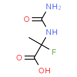 ChemSpider 2D Image | N-Carbamoyl-2-fluoroalanine | C4H7FN2O3