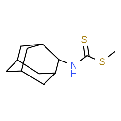 ChemSpider 2D Image | Methyl adamantan-2-ylcarbamodithioate | C12H19NS2