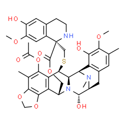 ChemSpider 2D Image | Trabectedin | C39H43N3O11S