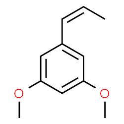 ChemSpider 2D Image | 1,3-Dimethoxy-5-[(1Z)-1-propen-1-yl]benzene | C11H14O2