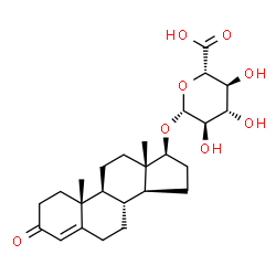 ChemSpider 2D Image | Testosterone glucuronide | C25H36O8