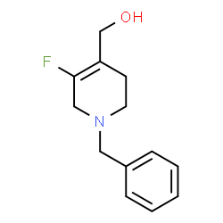 ChemSpider 2D Image | (1-Benzyl-5-fluoro-1,2,3,6-tetrahydro-4-pyridinyl)methanol | C13H16FNO