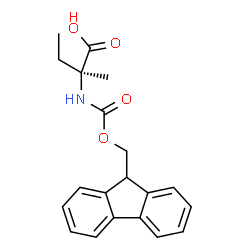 ChemSpider 2D Image | N-[(9H-Fluoren-9-ylmethoxy)carbonyl]-L-isovaline | C20H21NO4