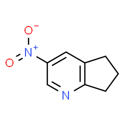 ChemSpider 2D Image | 3-Nitro-6,7-dihydro-5H-cyclopenta[b]pyridine | C8H8N2O2