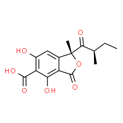 ChemSpider 2D Image | ascolactone A | C15H16O7