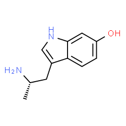 ChemSpider 2D Image | 3-[(2S)-2-Aminopropyl]-1H-indol-6-ol | C11H14N2O