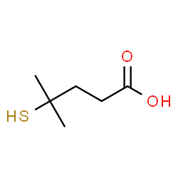 ChemSpider 2D Image | 4-Methyl-4-sulfanylpentanoic acid | C6H12O2S