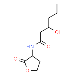 ChemSpider 2D Image | 3-Hydroxy-N-(2-oxotetrahydro-3-furanyl)hexanamide | C10H17NO4