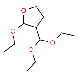 ChemSpider 2D Image | 3-(Diethoxymethyl)-2-ethoxytetrahydrofuran | C11H22O4