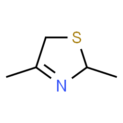 ChemSpider 2D Image | 2,4-dimethyl-3-thiazoline | C5H9NS