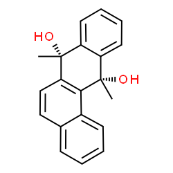 ChemSpider 2D Image | (7R,12S)-7,12-Dimethyl-7,12-dihydro-7,12-tetraphenediol | C20H18O2