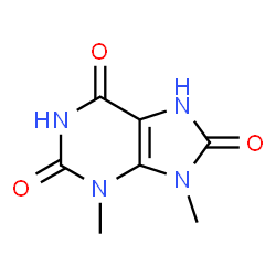ChemSpider 2D Image | 3,9-Dimethyl-1H-purine-2,6,8(3H,7H,9H)-trione | C7H8N4O3