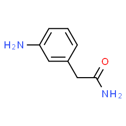 ChemSpider 2D Image | 2-(3-Aminophenyl)acetamide | C8H10N2O