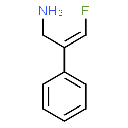 ChemSpider 2D Image | (2Z)-3-Fluoro-2-phenyl-2-propen-1-amine | C9H10FN