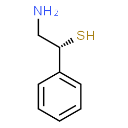 ChemSpider 2D Image | (1R)-2-Amino-1-phenylethanethiol | C8H11NS