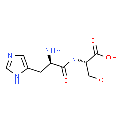 ChemSpider 2D Image | D-Histidyl-L-serine | C9H14N4O4