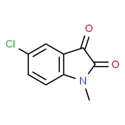 ChemSpider 2D Image | 5-Chloro-1-methylisatin | C9H6ClNO2