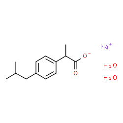 ChemSpider 2D Image | Ibuprofen sodium | C13H21NaO4