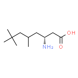 ChemSpider 2D Image | (3R)-3-Amino-5,7,7-trimethyloctanoic acid | C11H23NO2