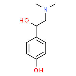 ChemSpider 2D Image | 4-[2-(Dimethylamino)-1-hydroxyethyl]phenol | C10H15NO2