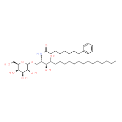 ChemSpider 2D Image | 1-O-(alpha-D-galactopyranosyl)-N-(8-phenyloctanoyl)phytosphingosine | C38H67NO9