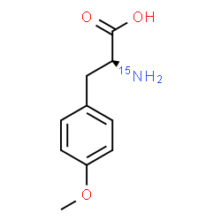 ChemSpider 2D Image | O-Methyl-L-(~15~N)tyrosine | C10H1315NO3