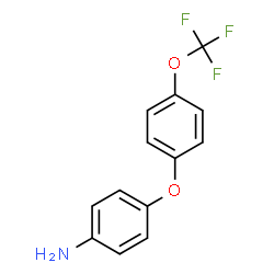 ChemSpider 2D Image | 4-[4-(Trifluoromethoxy)phenoxy]aniline | C13H10F3NO2