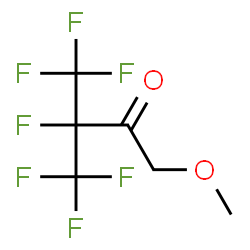 ChemSpider 2D Image | 3,4,4,4-Tetrafluoro-1-methoxy-3-(trifluoromethyl)-2-butanone | C6H5F7O2