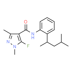ChemSpider 2D Image | penflufen | C18H24FN3O