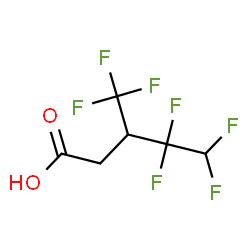 ChemSpider 2D Image | 4,4,5,5-Tetrafluoro-3-(trifluoromethyl)pentanoic acid | C6H5F7O2