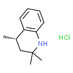 ChemSpider 2D Image | (4S)-2,2,4-Trimethyl-1,2,3,4-tetrahydroquinoline hydrochloride (1:1) | C12H18ClN