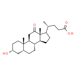 ChemSpider 2D Image | (3alpha,5beta,17xi)-3-Hydroxy-12-oxocholan-24-oic acid | C24H38O4