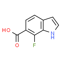 ChemSpider 2D Image | 7-Fluoro-1H-indole-6-carboxylic acid | C9H6FNO2