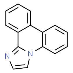 ChemSpider 2D Image | Imidazo[1,2-f]phenanthridine | C15H10N2