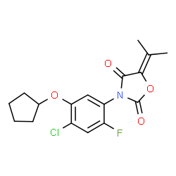ChemSpider 2D Image | pentoxazone | C17H17ClFNO4