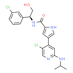 ChemSpider 2D Image | ulixertinib | C21H22Cl2N4O2