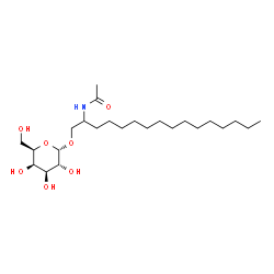 ChemSpider 2D Image | N-[1-(alpha-D-Galactopyranosyloxy)-2-hexadecanyl]acetamide | C24H47NO7