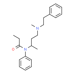 ChemSpider 2D Image | N-{4-[Methyl(2-phenylethyl)amino]-2-butanyl}-N-phenylpropanamide | C22H30N2O