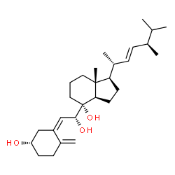 ChemSpider 2D Image | (3S,5Z,7R,8beta,22E)-9,10-Secoergosta-5,10,22-triene-3,7,8-triol | C28H46O3