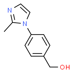 ChemSpider 2D Image | [4-(2-Methylimidazol-1-yl)phenyl]methanol | C11H12N2O