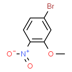 ChemSpider 2D Image | 5-Bromo-2-nitroanisole | C7H6BrNO3
