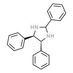 ChemSpider 2D Image | (4R,5R)-2,4,5-Triphenylimidazolidine | C21H20N2