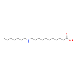 ChemSpider 2D Image | 11-(Heptylamino)undecanoic acid | C18H37NO2
