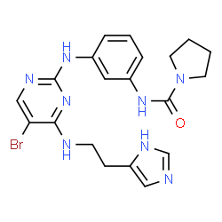 ChemSpider 2D Image | BX912 | C20H23BrN8O